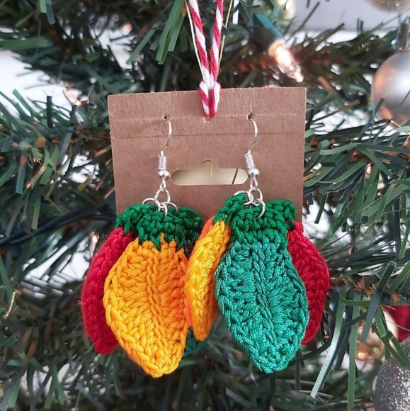 Handmade Holiday earrings‼️ (3/$25) - Picture 5 of 5